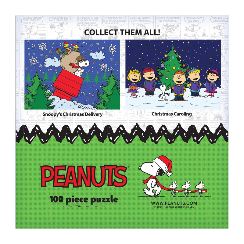 RoseArt - Peanuts - Christmas Caroling - 100 Piece Jigsaw