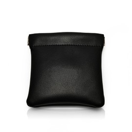 Black PU Leather Jewelry Travel Bag - Elegant Pouch for Christmas and wedding Party Favors it's a stylish and practical party favor gift pouch. Keep your jewelry organized