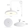 HOREVO Plug-in Pendant Light with Remote Control, Bluetooth Speaker, and