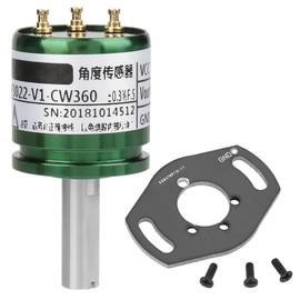 Rotatable Hall Angle Sensor, 0.088° High Resolution 0‑360 Degrees Hall Sensor Rotatable Potentiometer Angle Sensor Element 0‑5V Output Full Circle 12Bit