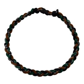 20" Woodland Camo Titanium Sports Tornado Necklace w/CASE