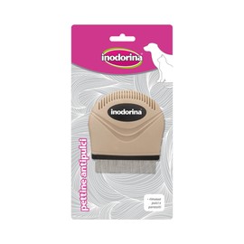 Inodorina, Anti-Floh-Kamm für Hunde und Katzen, ideal zur Beseitigung von Flöhen und kleinen Insekten aus dem Fell von Hunden, Katzen und Welpen, entfernt parasitäre Insekten