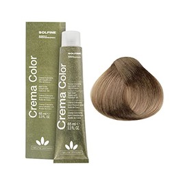 Solfine Crema Color Permanent Hair Color 65 ml, 7TR Hazel Blonde