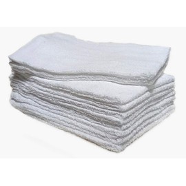 《HT-WH10 Quick Drying Thin Type》Hand Towel Set of 10 (White)