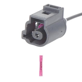 Kittyland 1 Pin Oil Pressure Sensor Connector Pigtail with Wire 1J0973701 Compatible with AudiA3 A4 A5 A6, Volkswagen 98-2016,Golf,Jetta,Octavia