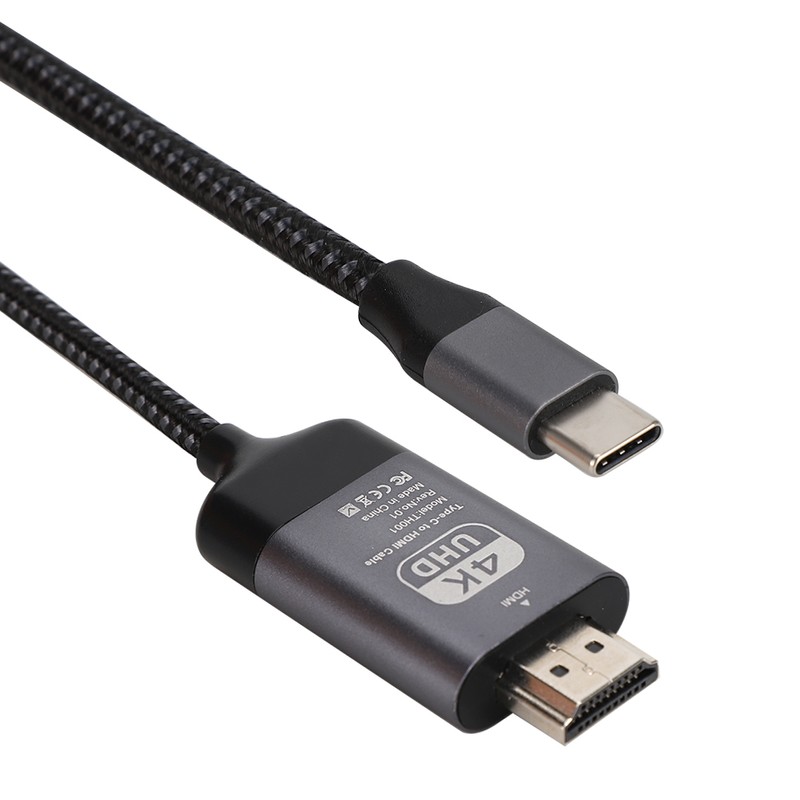 Type C to HDMI Cable 4K60hz Aluminum Shell Woven 2M