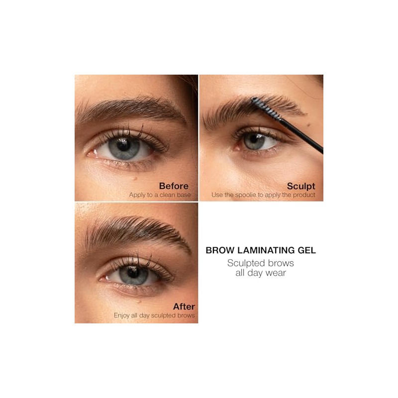 Palladio Gel Laminador de Cejas Transparente Fijación Extrema