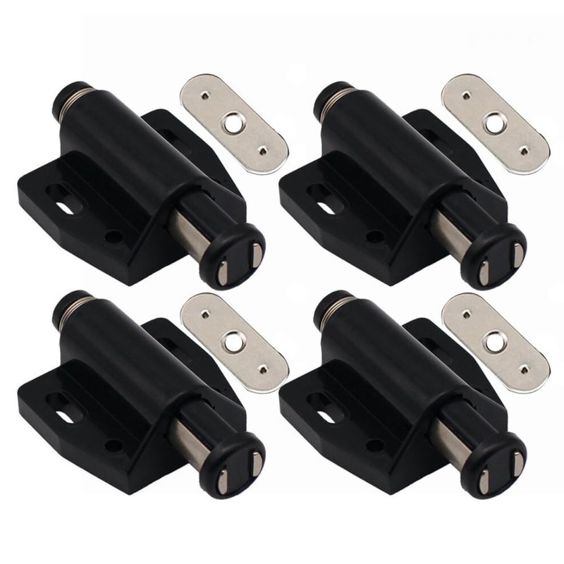 4X Magnetic Push to Open Cabinet Cupboard Door Latch Dampers