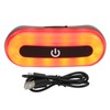 Motorcycle Helmet Tail Warning Light 4 Lighting Modes IPX6 Waterproof