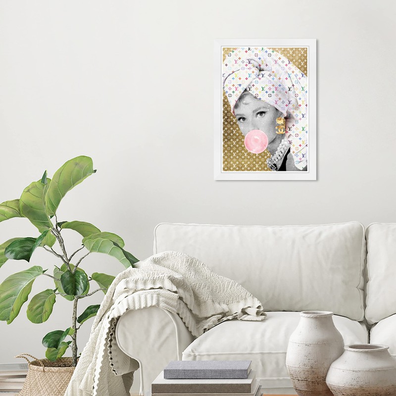 Wynwood Studio Fashion and Glam Contemporary Fashion Gum Girl Canvas