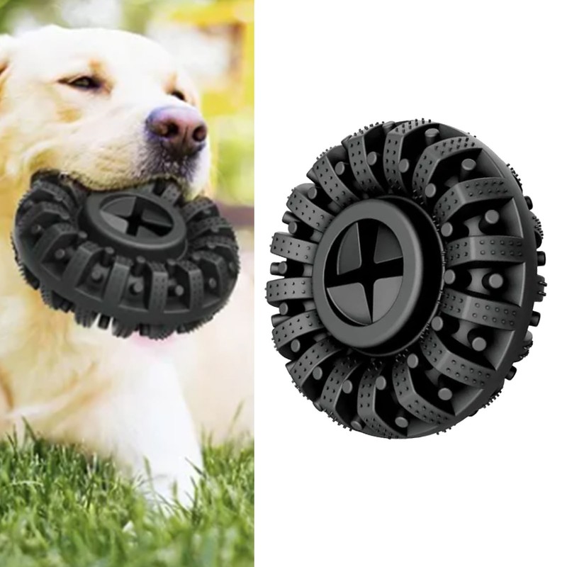 Tires Dog Chew Toy Bite Resistant Teeth Grinding Dog Tire