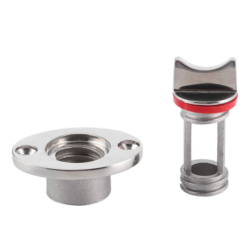 Marine Polished Garboard Drain Plug Fits Hole Screw Thread Corrosion