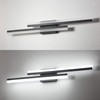 PRESDE Black Bathroom Light Fixtures Over Mirror 32inch LED Vanity