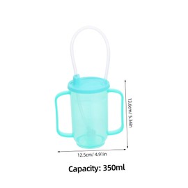 Mikinona Spill Sippy Cup with Measurement Adaptive Drinking for Elderly Bedridden Patients Safe Material Suitable for Home Nursing Homes