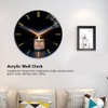 Simple Fashion Wall Clock 3D Acrylic Clock for Bedroom Living