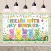 AIBIIN Easter Backdrop Spring Bunny Chillin Banner Happy Easter Party