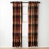 United Curtain Plaid Window Curtain Panel, 54 by 63-Inch, Burgundy