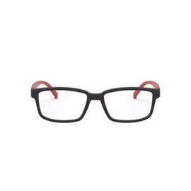 ARNETTE An7175 Bixiga - Marcos rectangulares para anteojos graduadas para hombre, Bixiga Matte Black, 51 mm