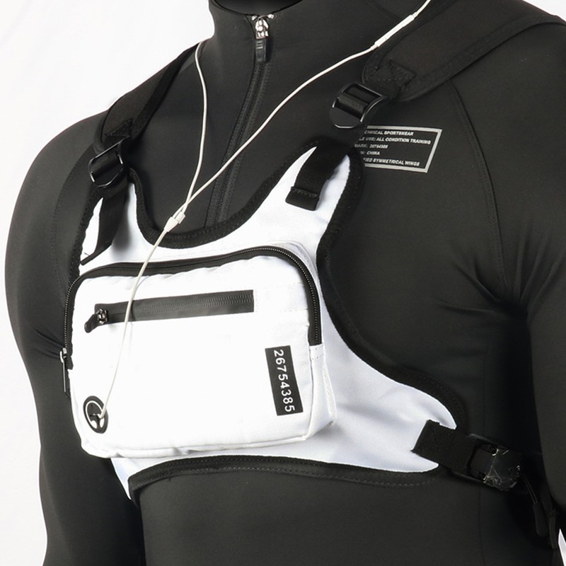 Sports Running Backpack Vest with Phone Hole Reflective Functional Men