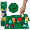 SCS Direct Brick Building Blocks Silicone Playmat - 16" Rollable