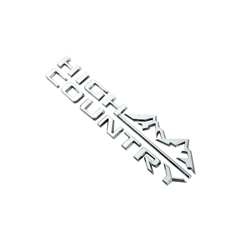 1pc Rear Tailgate High Country Naneplate Emblem 3D Badge Replacement