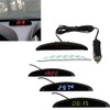 Car Auto Digital LED Electronic Time Clock + Thermometer +
