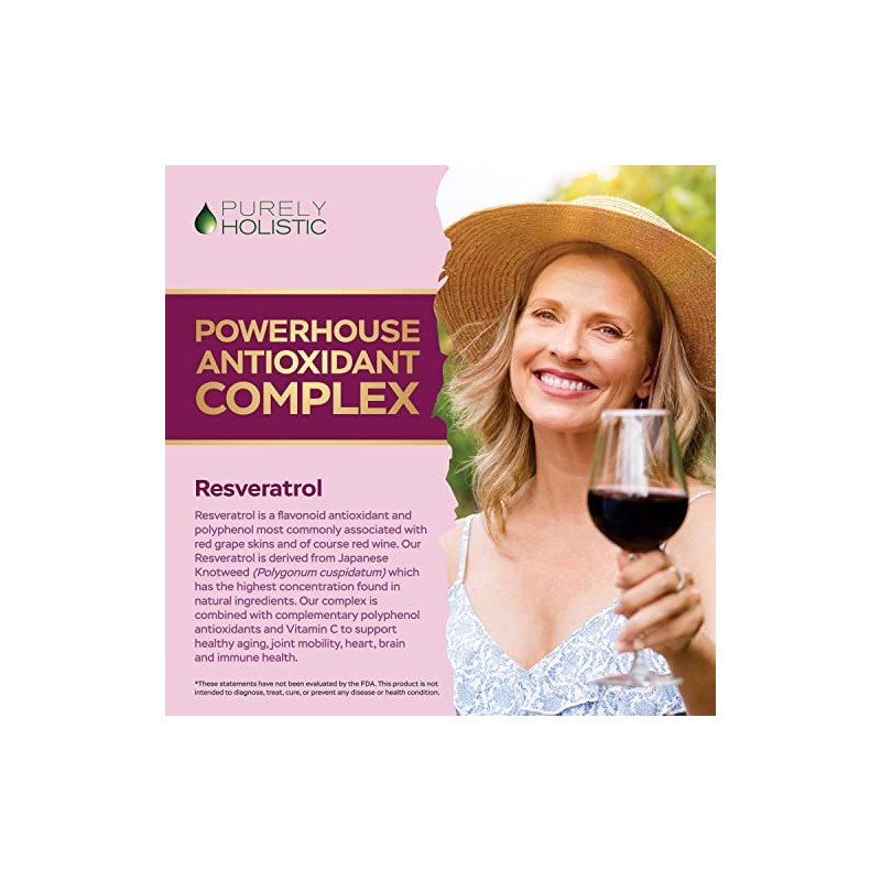 Resveratrol Supplement 1450mg, Extra Strength Trans Resveratrol Complex | Potent