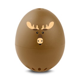 Moose BeepEgg – Egg Timer for Boiling Eggs – Musical Egg Cooker for Soft, Medium, Hard Boiled Eggs – Food Safe – Singing Floating Egg Timer – Egg Cooker for 3 Levels of Doneness - Brainstream