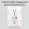 Outlet Extender Surge Protector - NUOZHI 6 Outlet Splitter with