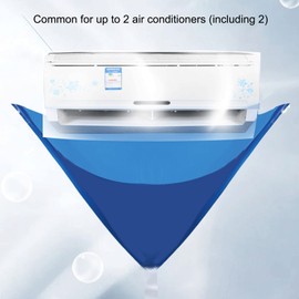 Air Conditioning Cleaning Cover, Air Conditioning Cleaning Waterproof Cover Bag Leak-proof Thickening Double Layer Universal Air Conditioning Dust Wash Cleans, Default
