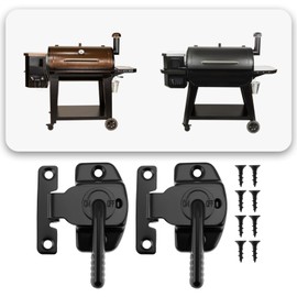Briny River 2pcs Smoker Door Latch Lock Smoker Machine Door Lock with Screws Compatible with Pit Boss Pro Series II 1077 PBV4PS2 or 10739