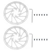 Create idea 2 Pezzi 180 Mm MTB Mountain Bike Rotori