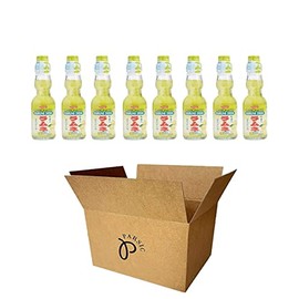 RAMUNE Japanese Soft Drink multi-pack, 8 Bottles, 6.76 Fluid Ounce (Yuzu)