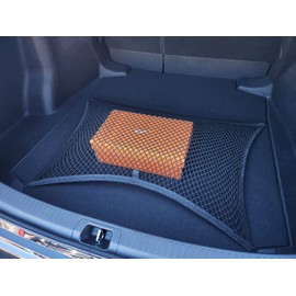 Floor Style Automotive Elastic Trunk Mesh Cargo Net for Toyota Corolla 2019-2024 - Premium Trunk Organizer and Storage - Luggage Net for Sedan - Car Organizer for Toyota Corolla
