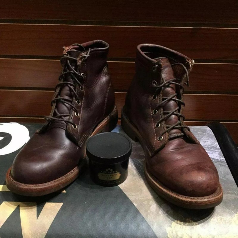 OBENAUF'S HEAVY DUTY LP LEATHER PRESERVATIVE , 8 OZ. JAR