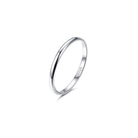 Gold Gala 925 Sterling Silver Band Ring Made in Italy, Silver