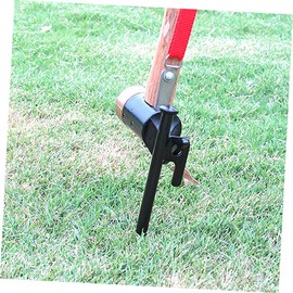 OHPHCALL Safe Pegs Pins Gazeebo Gazebo Senderismo Black Cojines para Sillas De Patio Hiking Tent Tarp Pegs Carpas Camping Stakes Ground Stakes U- Shaped Stakes Steel Nail Metal Ground Nail
