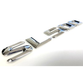 Unbranded #1 SL500 CHROME REPLACEMENT FOR MERCEDES REAR TRUNK EMBLEM BADGE NAMEPLATE DECAL