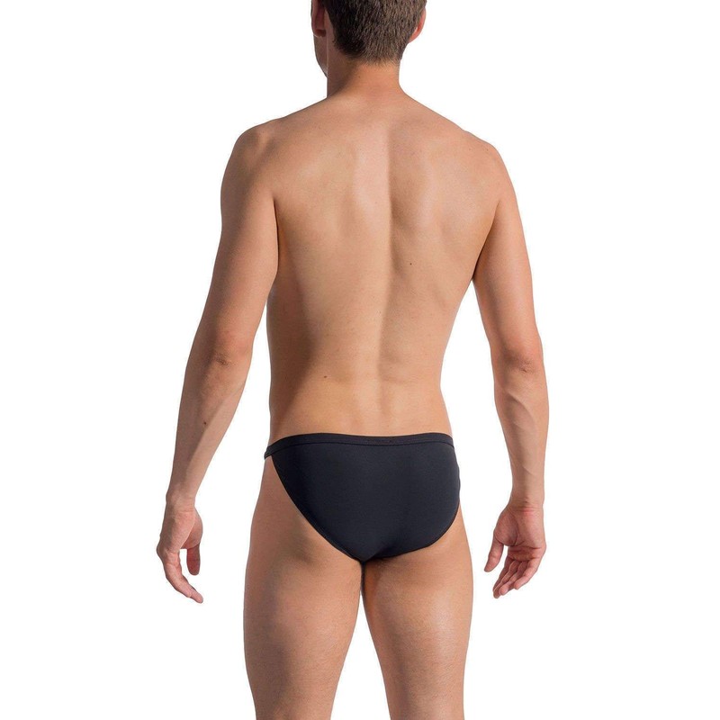 Olaf Benz Men's Blu 1200 Beach Tanga Swim Brief (Black/S)