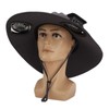 Solar Fan Hat Large Brim Quick Dry Breathable 3 Speeds