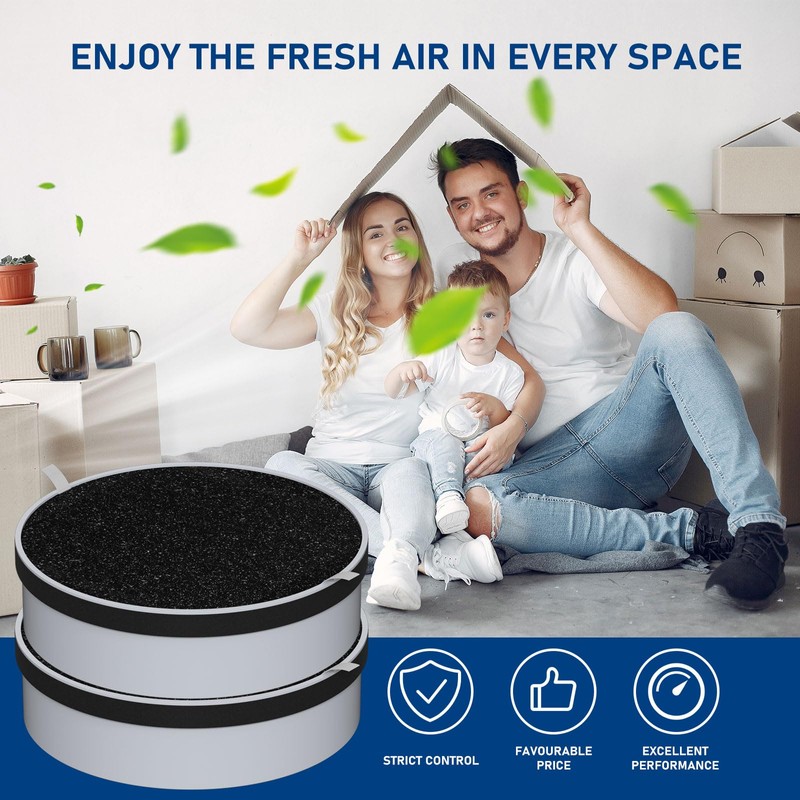 HP125 True HEPA Filter Replacement Set Compatible with Hunter HP125