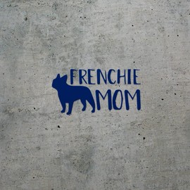Transparent Decal Stickers Of Frenchie Mom French Bulldog (Navy Blue) Premium Waterproof Vinyl Decal Stickers For Laptop Phone Accessory Helmet Car Window Mug Tuber Cup Door Wal USCSKUS531765AB090622