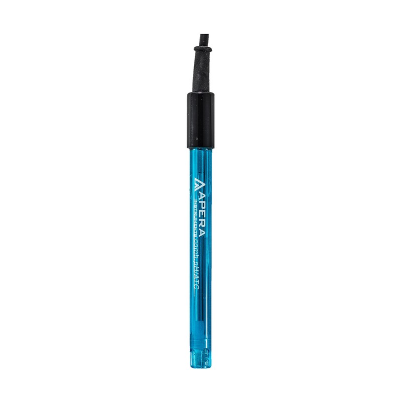 Apera Instruments 201T-F All-in-one pH Electrode, ATC, BNC/RCA Connector, Polycarbonate