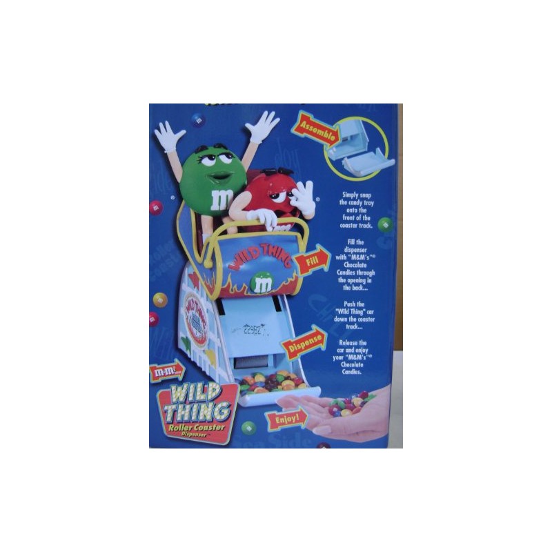M&M's Candy Dispenser - Wild Things Roller-Coaster - Limited Edition