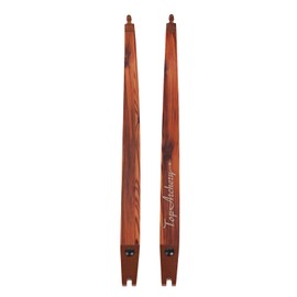 TOPARCHERY Archery Takedown Hunting Recurve Bow Limbs Replacements 25-60lbs ILF Bowlimbs for Recurve Bow Tradition Hunting and Target Shooting (Brown, 25LB)