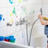 MYLERCT Stainless Steel Shower Head Holder, Shower Holder with 360