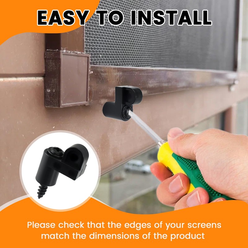 Aifeier ET 16 Pack 3/8 Inch Window Screen Clips with