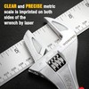 WORKPRO 2-in-1 Adjustable Wrench and Pipe Wrench, 42mm Wide Jaw,