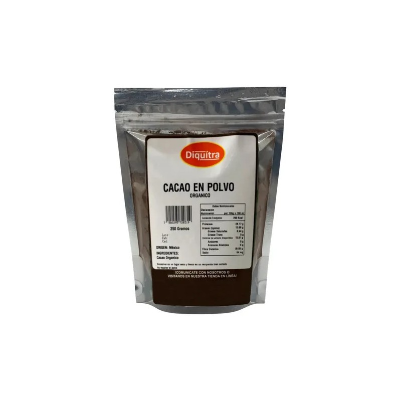 Cacao En Polvo Sin Azúcar Ideal Keto 250 Gr