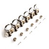 Guitar Anatomy 6 In Line Strip Tuners Vintage Open Gear